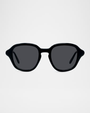 Loewe Men's Slim Acetate Square Sunglasses