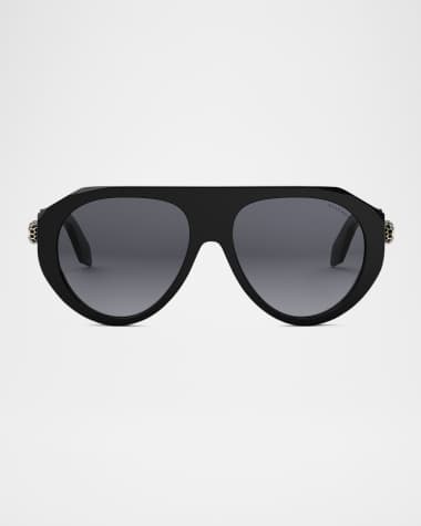 BVLGARI Serpenti Forever Acetate Aviator Sunglasses