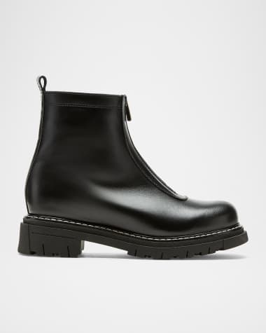 La Canadienne Delta Shearling-Lined Leather Booties