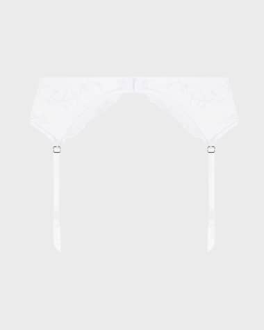 Lise Charmel Source Beaute Embroidered Lace Garter Belt