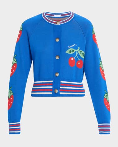 MOTHER The Crop Rib Cardigan