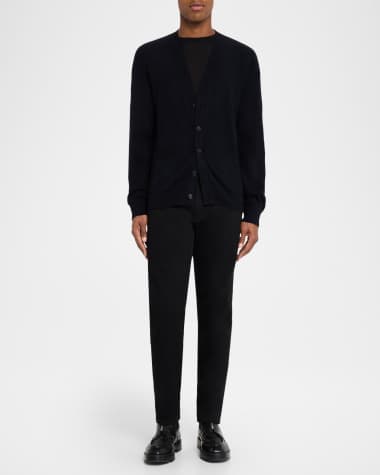 mens black dress sweater Cotton Notch Lapel Cardigan - Comfortable and casual VALMASS Mens Zip up Cardigan