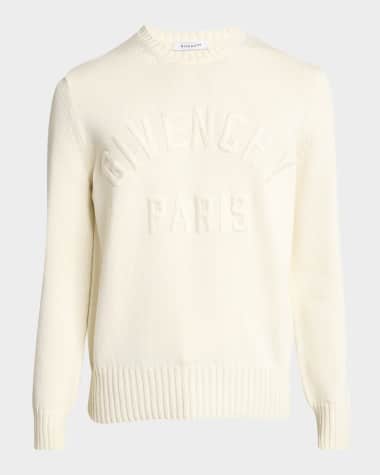 Givenchy Men's Embroidered Crewneck Sweater