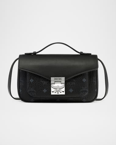 MCM Tracy Medium Visetos Crossbody Bag