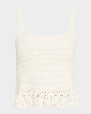 Rails Estefania Crochet Knit Tank Top