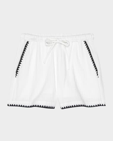 Rails Sunny Embroidered Gauze Shorts