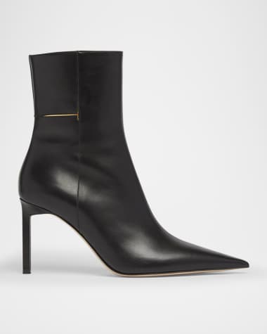 TOM FORD Julianne T Detail Soft Calf Leather Booties