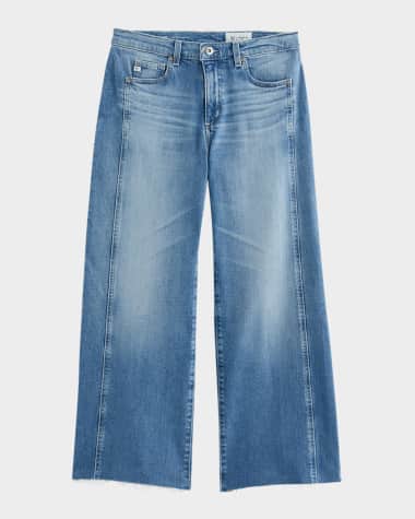 AG Jeans Saige Wide-Leg Crop Jeans