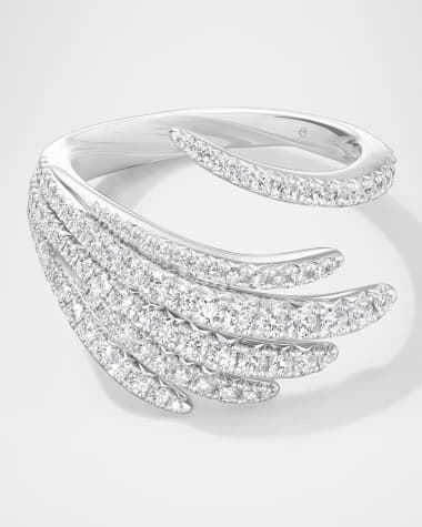 Hearts on Fire 18K White Gold Vela Diamond Statement Ring