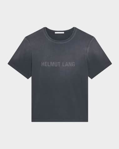 Helmut Lang Men's Faded Logo Print T-Shirt