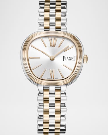 PIAGET 29mm Steel and 18K Rose Gold Sixtie Watch