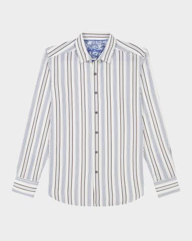 Robert Graham Men's Stamford Multi-Stripe Sport Shirt