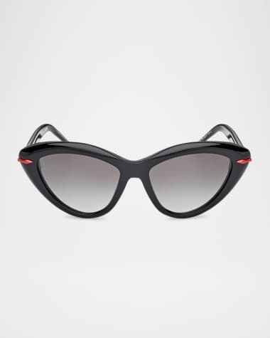 Christian Louboutin Acetate Cat-Eye Sunglasses