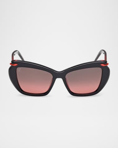 Christian Louboutin Square Acetate Sunglasses