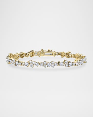 Sydney Evan 14K Yellow Gold Diamond Cocktail Tennis Bracelet