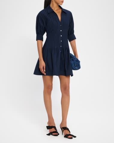 V-Neck Hardware One-Piece Swimsuit