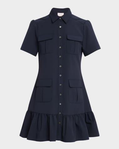Cinq a Sept Jamie Short-Sleeve Shirtdress