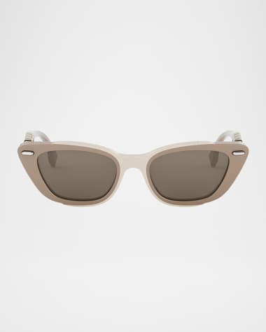 Fendi Interlace Acetate Cat-Eye Sunglasses