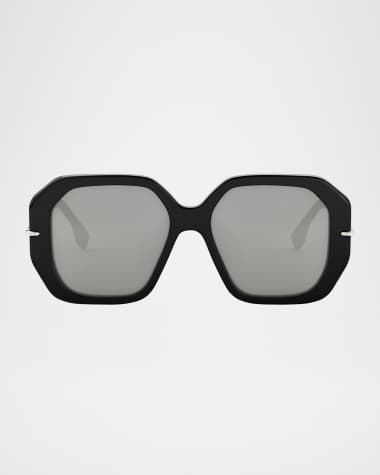 Fendi Selleria Square Acetate Sunglasses