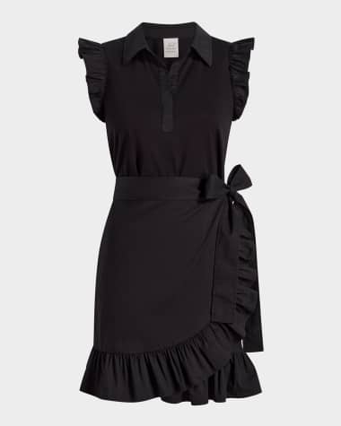 Cinq a Sept Mahlia Ruffled Combo Mini Dress
