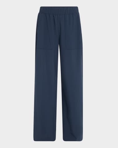Beyond Yoga Stretch Woven Wide-Leg Pants