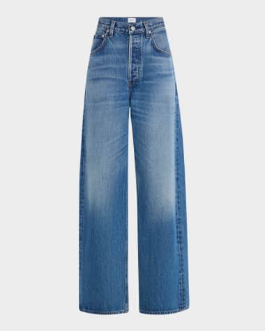Good Work by Argent x Citizens of Humanity Ayla Baggy Straight-Leg Cotton Denim Jeans