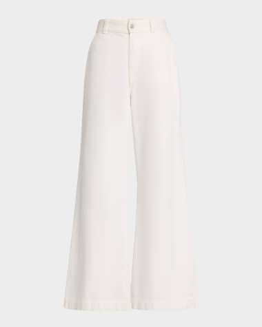 Good Work by Argent x Citizens of Humanity Beverly High-Rise Wide-Leg Cotton Trousers