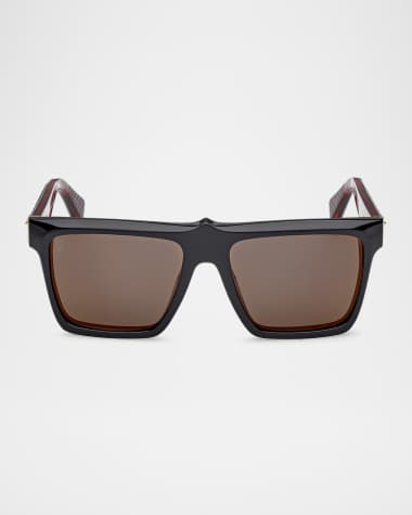 Christian Louboutin Men's LB0014M Acetate Square Sunglasses