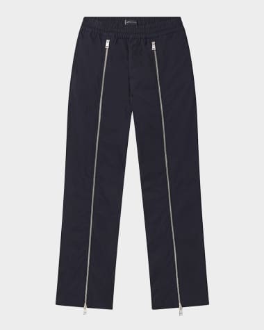 PURPLE Men's Double Zip-Front Track Pants