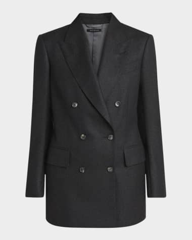 TOM FORD Tailoring Cashmere Double-Breasted Jacket