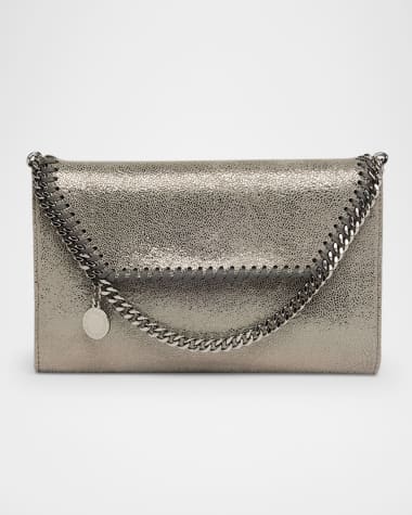 Stella McCartney Falabella Mini Metallic Crossbody Bag