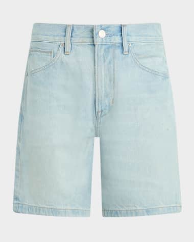 Hudson Men's Clint Light Wash Cotton Denim Shorts