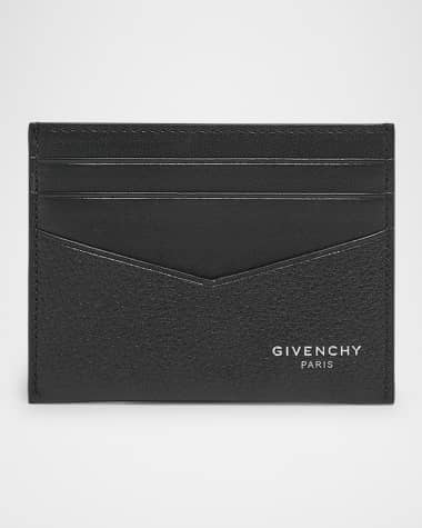 Givenchy Men's Leather V-Cut Card Holder