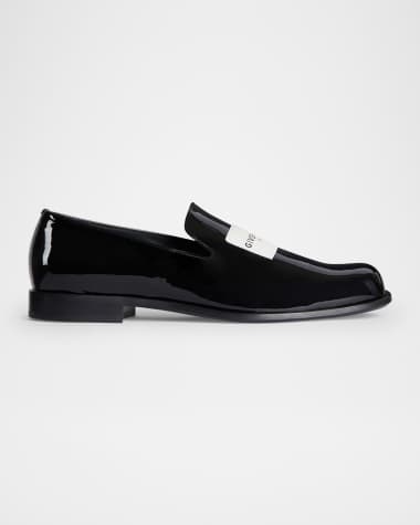 Givenchy Men's Patent Leather Label Loafers