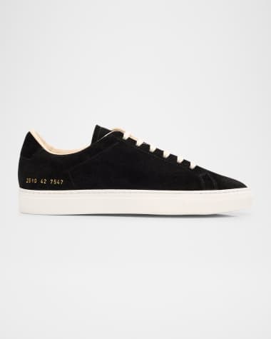 Common Projects Men's Achilles Sport Suede Low-Top Sneakers