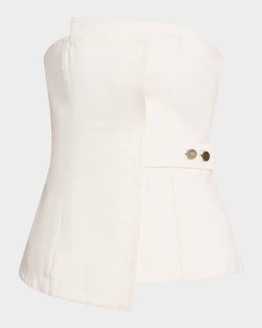 Significant Other Micah Denim Strapless Top