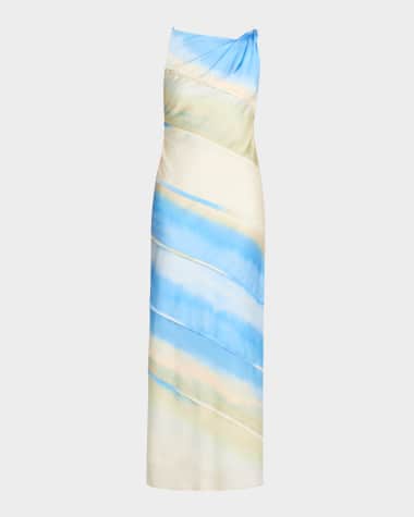 Significant Other Kahlo Twisted Sleeveless Gown