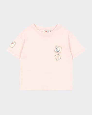 Konges Slojd Rosie H-W x Girl's Letter-Print Cotton T-Shirt, Size 12M-8