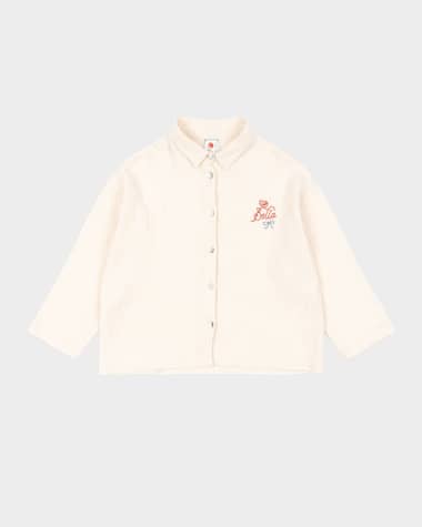 Konges Slojd Rosie H-W x Girl's Bella Button-Front Shirt, Size 12M-6