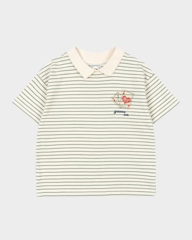 Konges Slojd Rosie H-W x Boy's Game On Collared T-Shirt, Size 12M-6