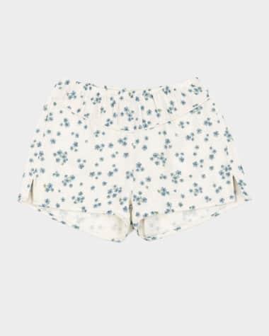Konges Slojd Rosie H-W x Girl's Mioblu Floral Cotton Shorts, SIze 12M-6