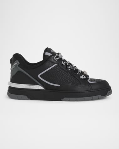 Versace Men's Biggie Basket Leather Sneakers