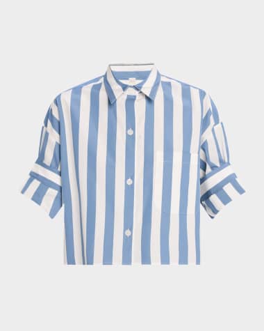 TWP Next Ex Striped Button-Front Shirt