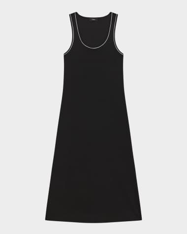 Theory Perry Knit Ribbed Tank Dress