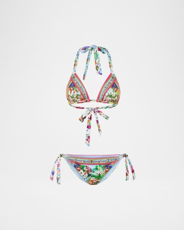 Camilla Spirit of Santa Maria Soft Tie Triangle Two-Piece Swimsuit