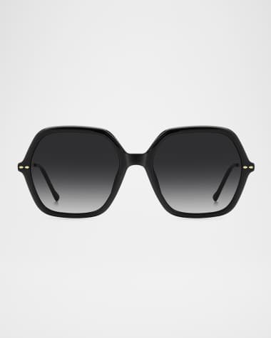 Isabel Marant Oversized Square Acetate & Metal Sunglasses