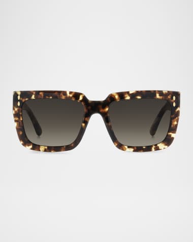 Isabel Marant Gradient Square Acetate Sunglasses