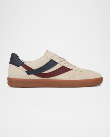 Vince Men's Oasis Suede and Leather Low-Top Sneakers