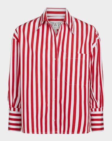 TWP J.D. Striped Button-Front Shirt