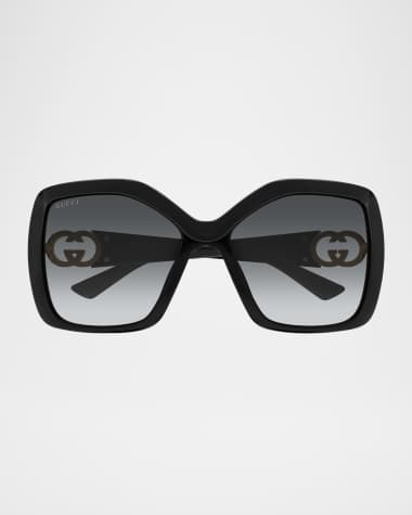 Gucci Injection Plastic Square Sunglasses